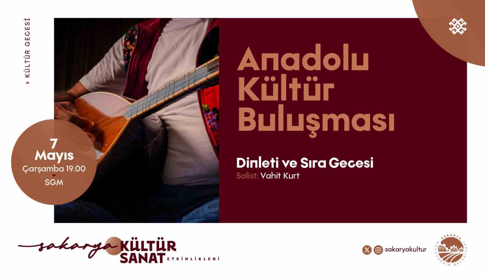 Anadolu türküleri SGM’de yankılanacak
?v=1