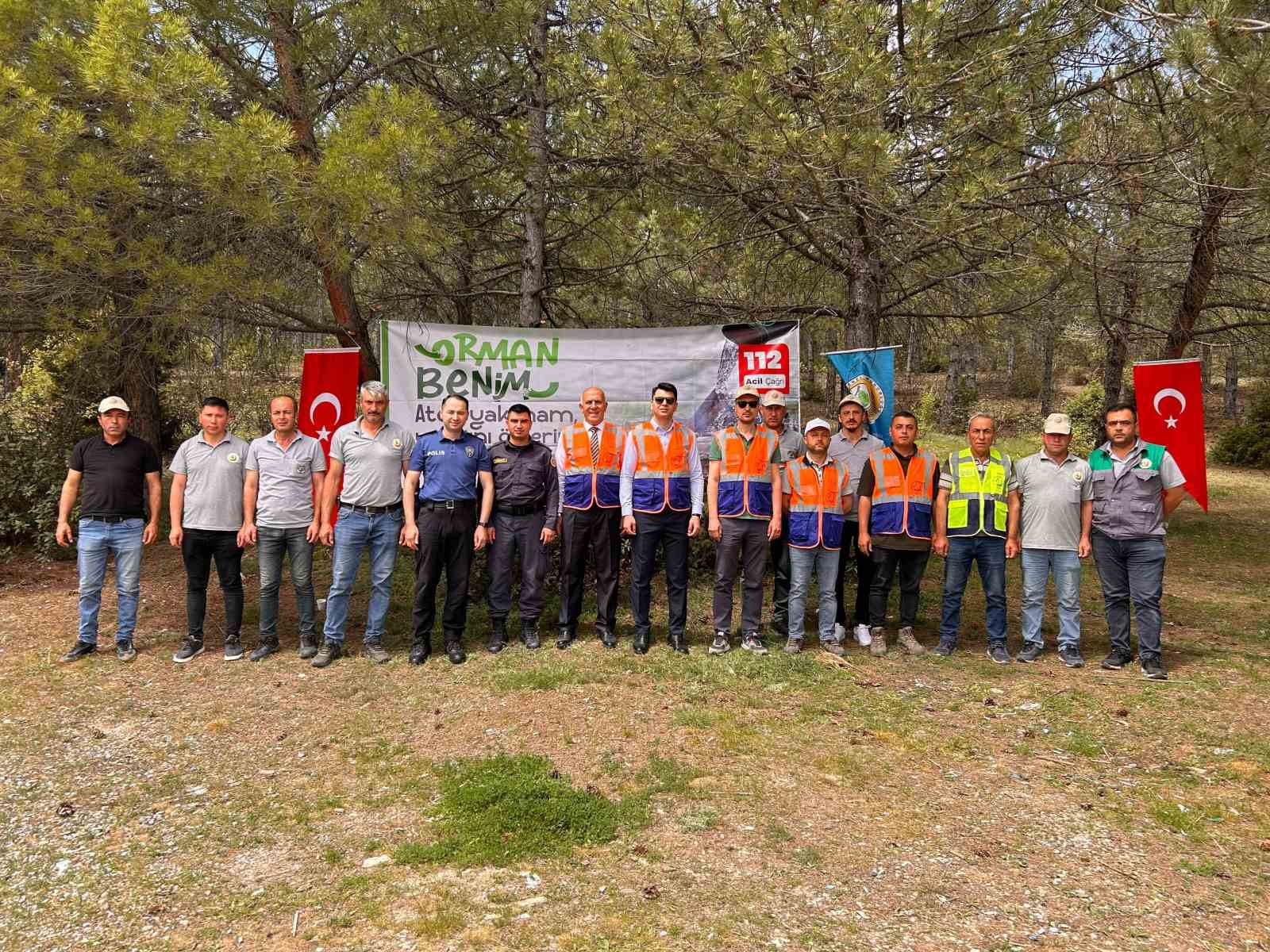 Hisarcık’ta orman yangınlarına karşı  Orman Benim  kampanyası

