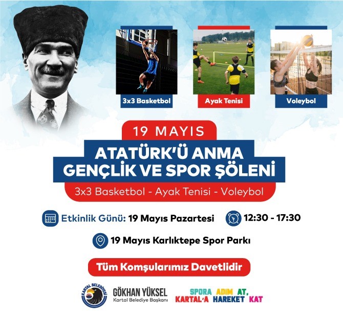 Kartal Belediyesi’nden 19 Mayıs’a yakışır kutlama: Spor ve sanatla dolu bir bayram
?v=1