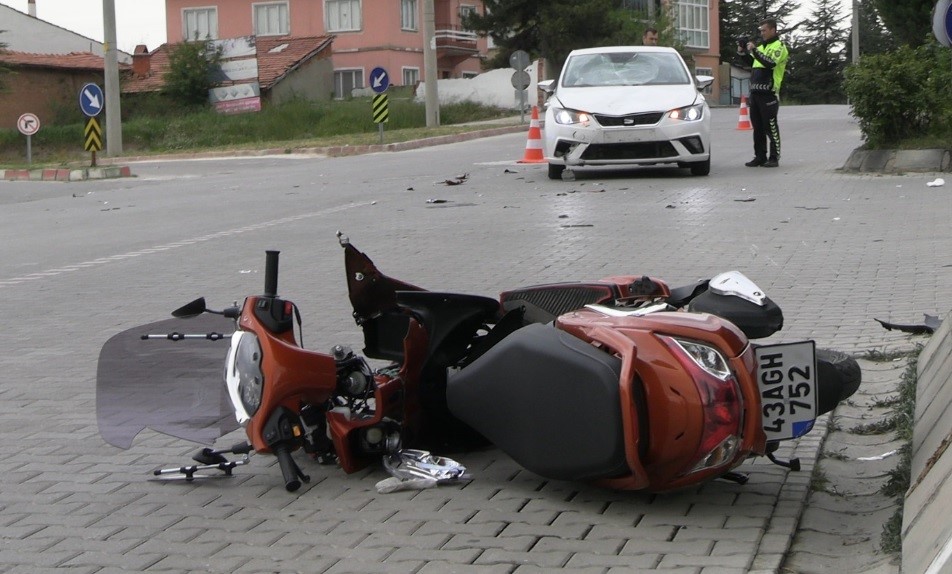 Tavşanlı’da trafik kazası, 1 yaralı
