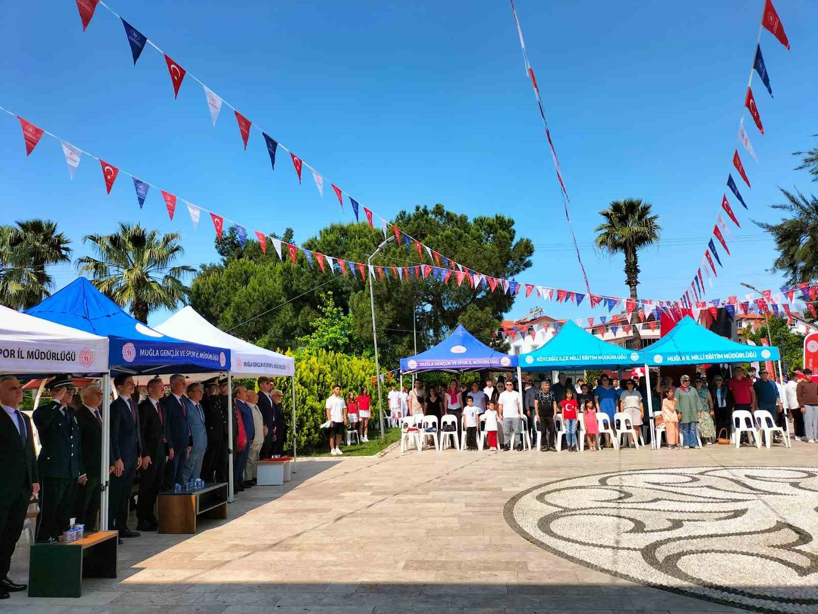 Köyceğiz’de 19 Mayıs coşkusu yaşandı
