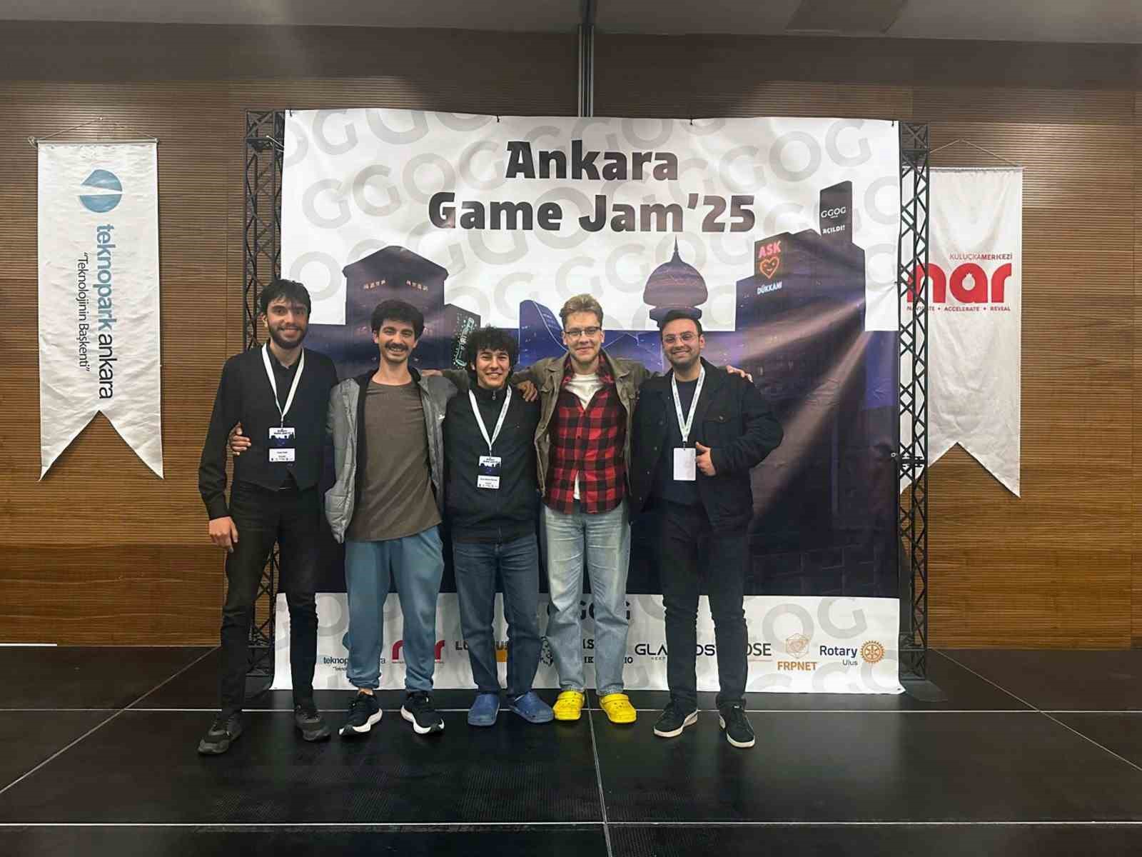 MSKÜ öğrencilerine Ankara Game Jam’de ‘En İyi Hikaye  ödülü
