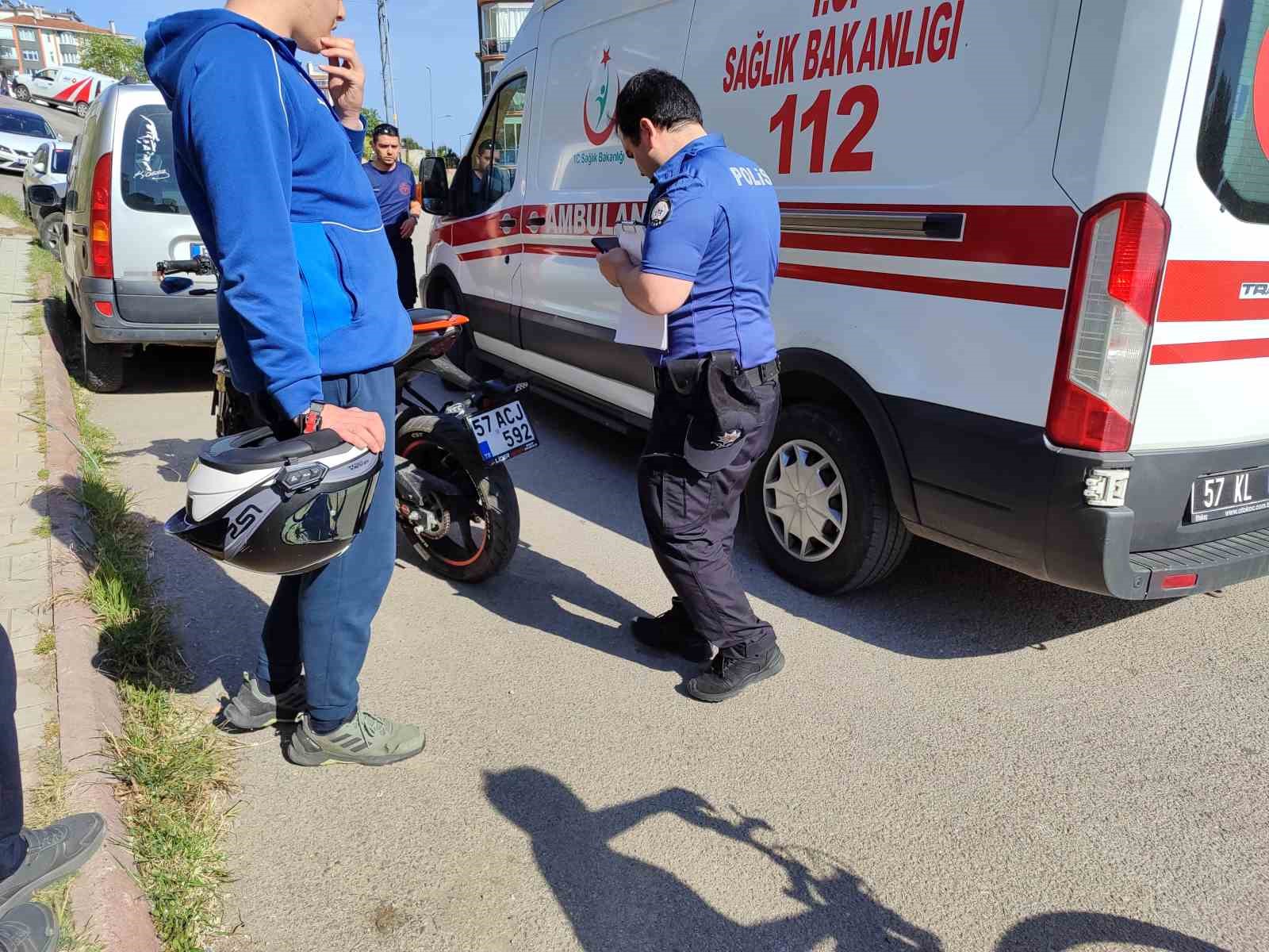 Sinop’ta trafik kazası: 2 yaralı
