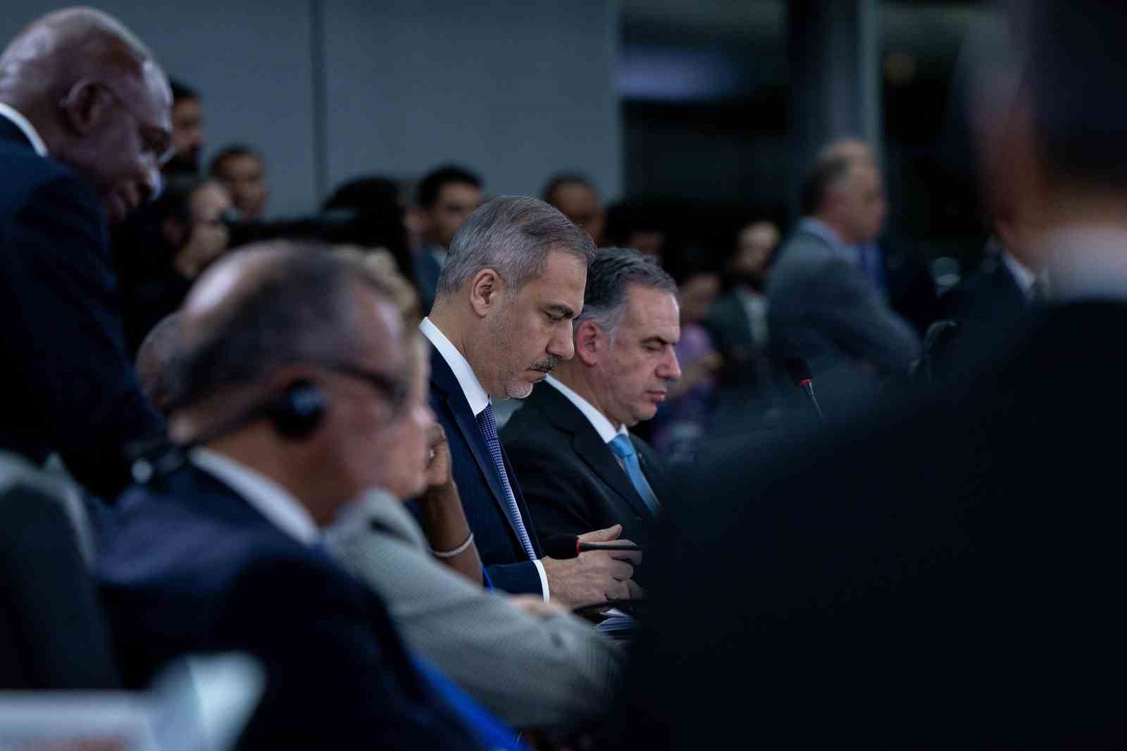 Bakan Fidan:  Filistin halkının yaşadığı dram, bugün çok taraflılık üzerine tartışmalarımızın merkezinde yer almaktadır 
