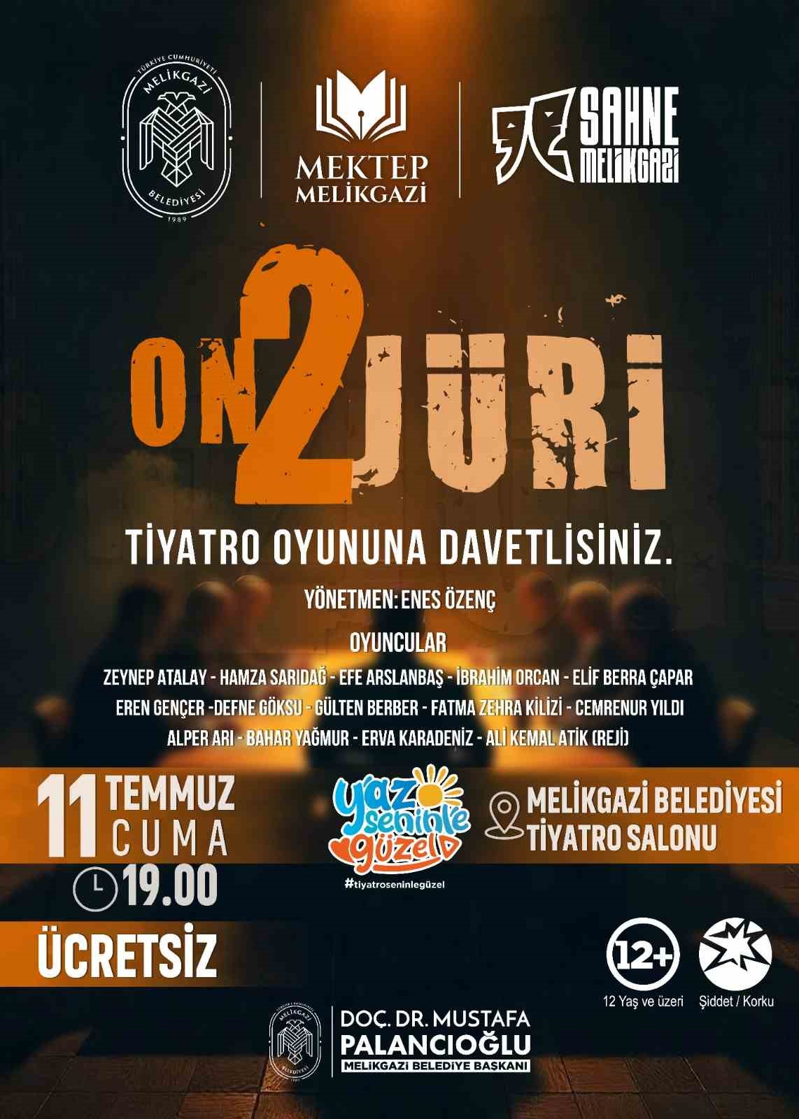 Melikgazi’den ‘12 Jüri’ oyununa davet
?v=1