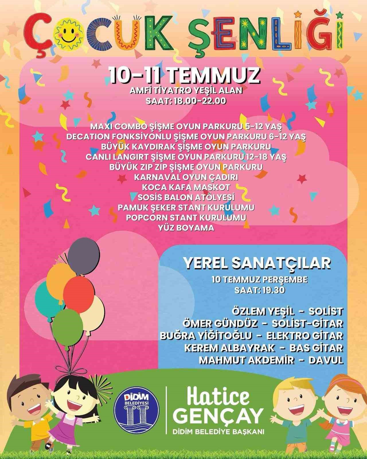 Didim’de çocuk şenliği başlıyor
?v=1