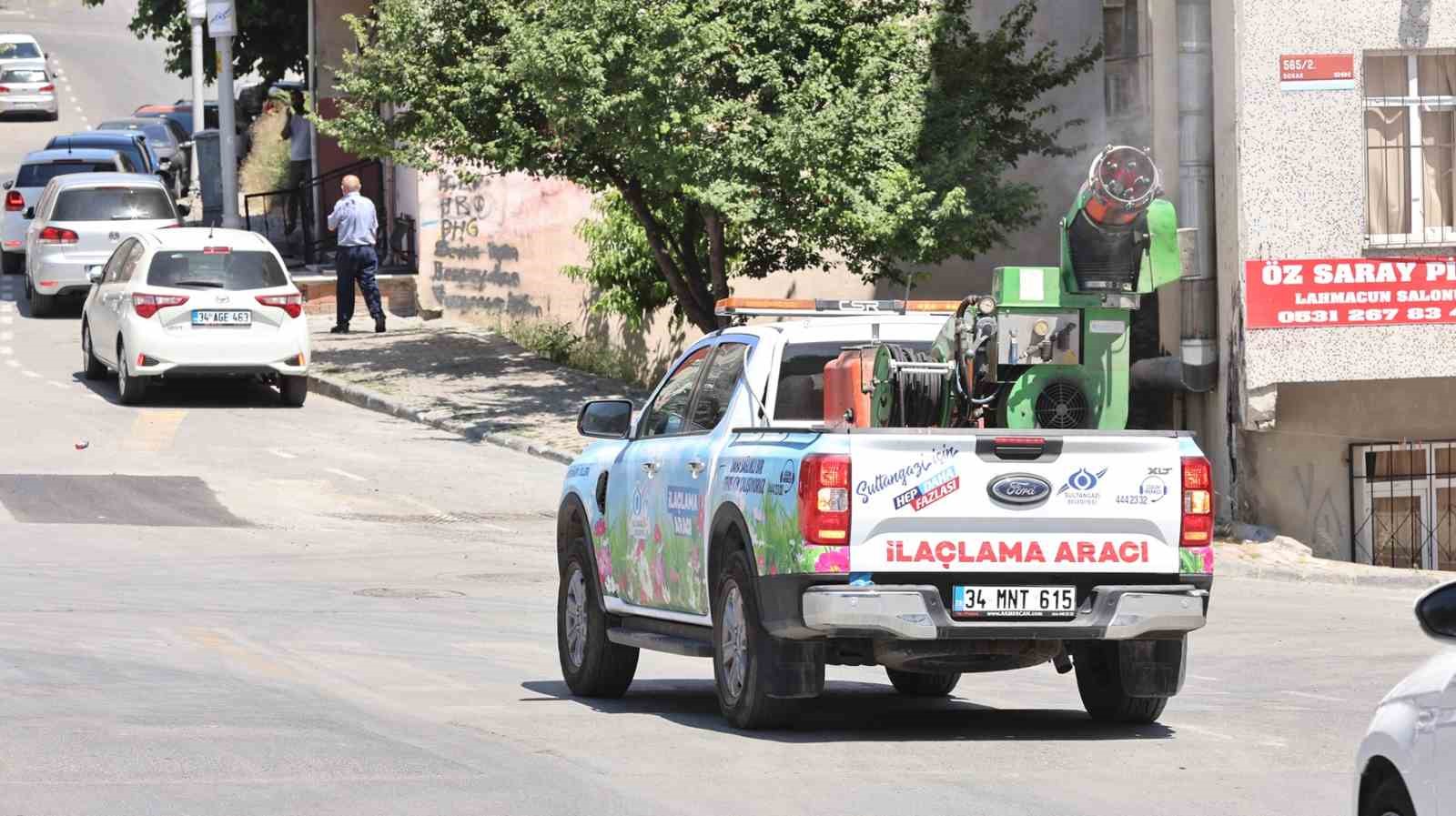 Sultangazi’de yaz boyu ilaçlama seferberliği
