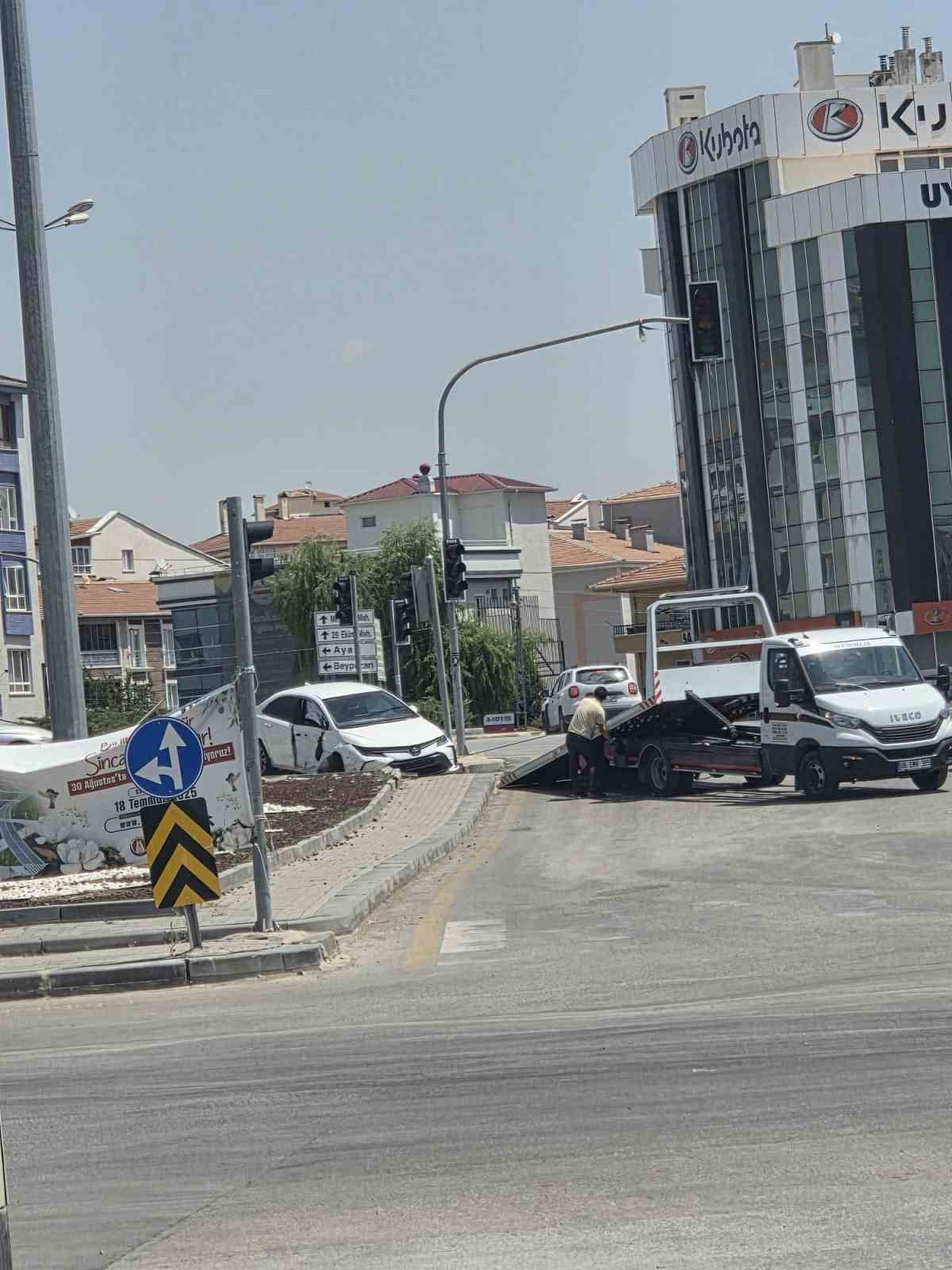 Ankara’da kaza: 3 yaralı
