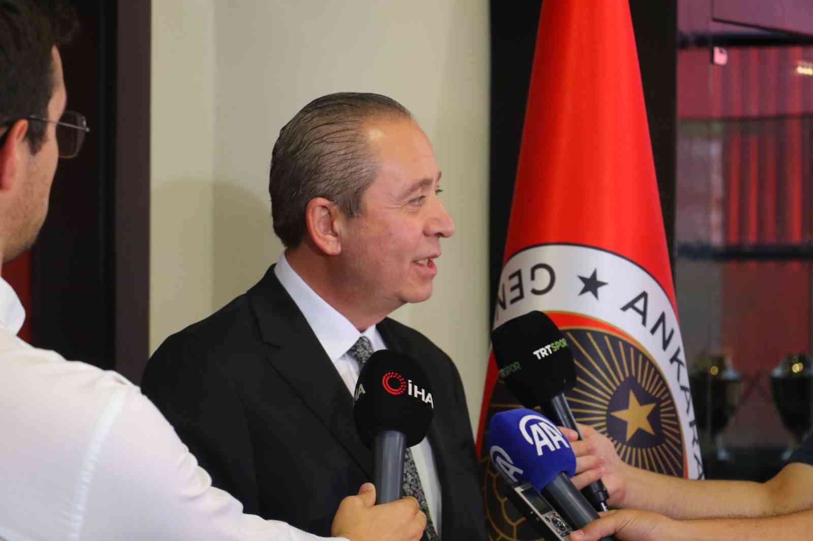 Gençlerbirliği Başkanı Sungur:  Hedefimiz Süper Lig’de kalıcı olmak 
