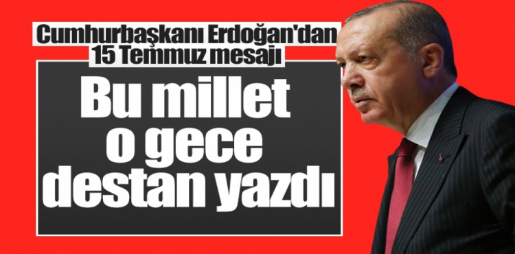 Cumhurbaşkanı Erdoğan: 15 Temmuz tarihimizin en kritik dönemeçlerinden biri oldu?v=1