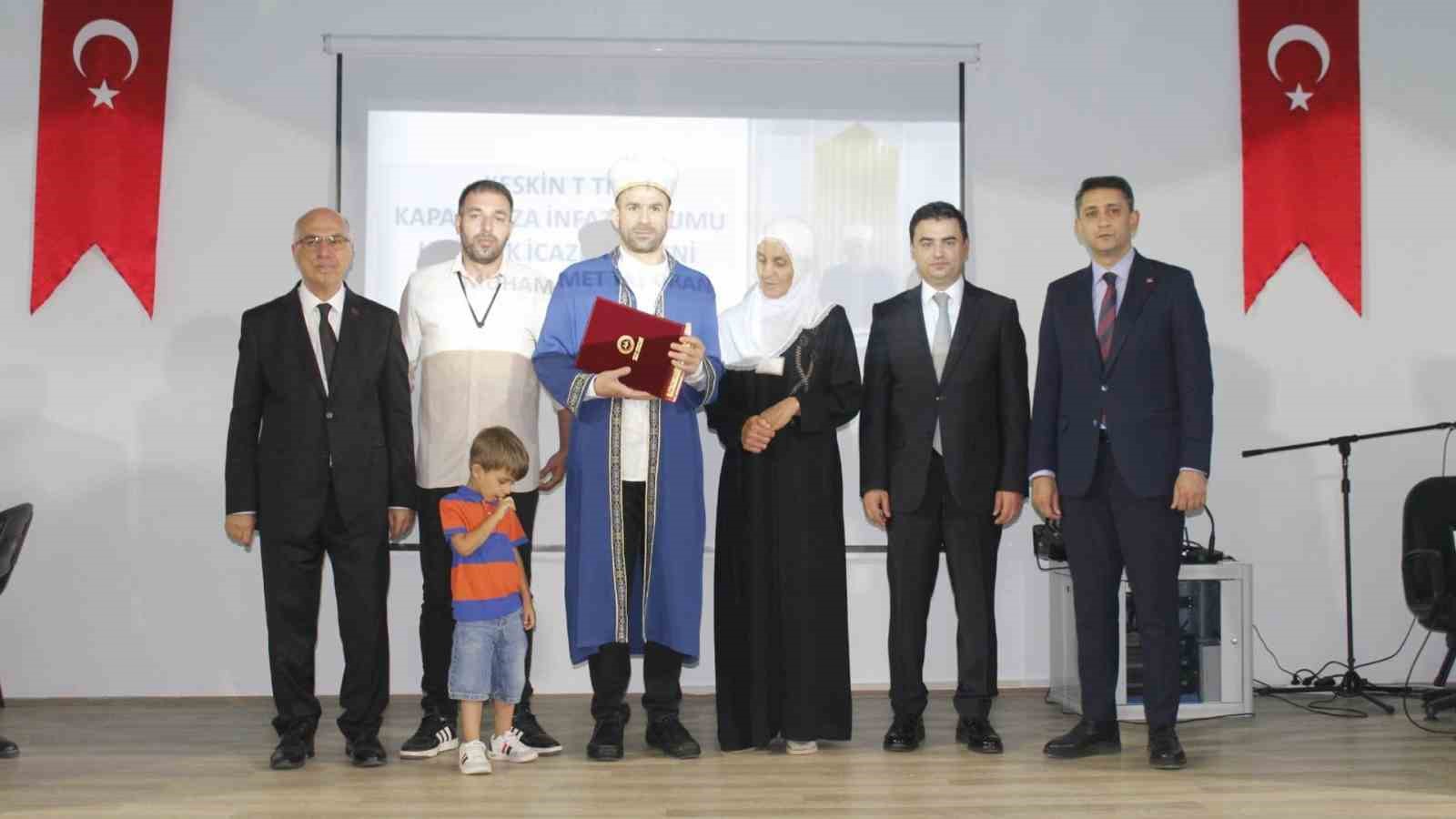 Kapalı Ceza İnfaz Kurumu’ndaki bir hükümlü 12 ayda hafız oldu
